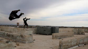 Syrian youth find freedom in parkour