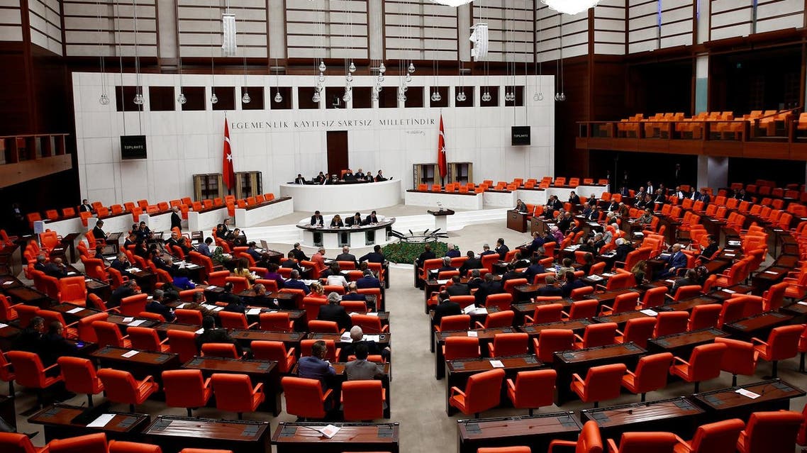 Turkish Parliament convene to debate on the proposed constitutional changes in Ankara, Turkey, January 12, 2017. REUTERS/Umit Bektas