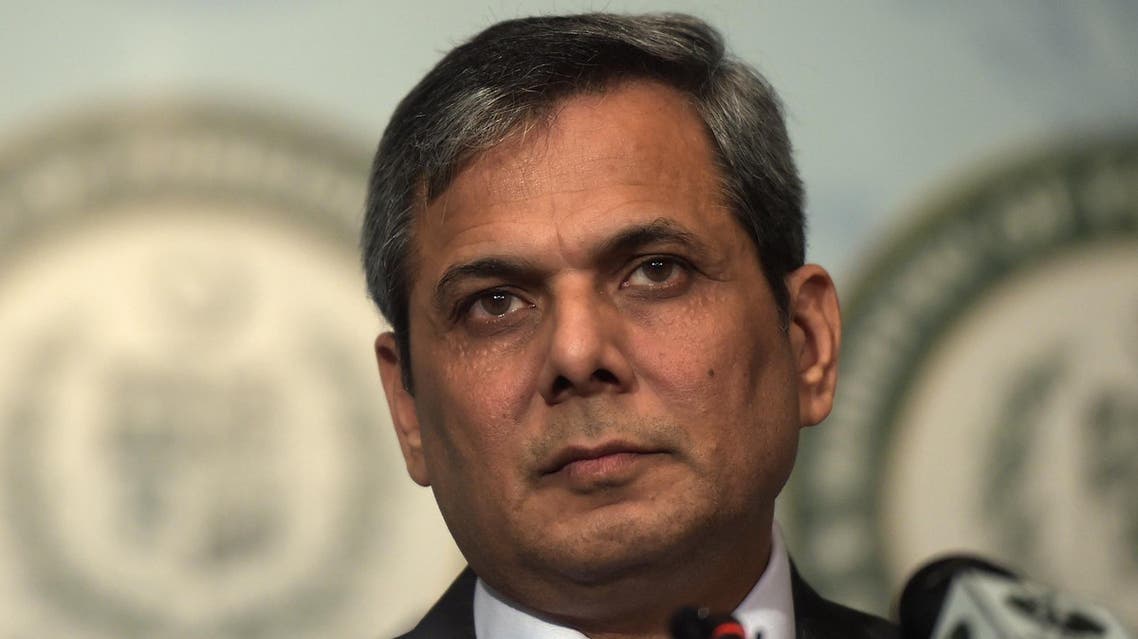 Spokesman of the Pakistan's Foreign Ministry Nafees Zakaria looks on at a press conference in Islamabad on September 29, 2016. (AFP)
