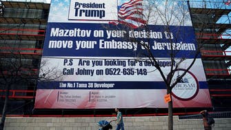 Trump doesn't plan to use Israel trip to announce embassy move