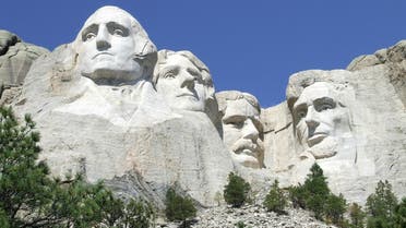 US presidents sculpted on Mount Rushmore National Memorial in the Black Hills region of South Dakota, US. (Reuters)