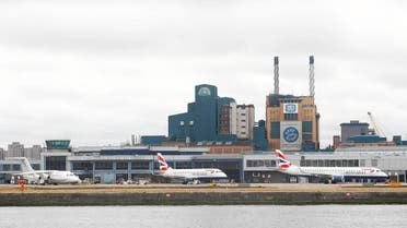 London City airport, now undergoing a $455 mln expansion, is located near the Canary Wharf in east London and used by over 4.5 mln passengers. (Reuters)