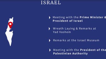 صورة من فيديو البيت الأبيض عن إسرائيل