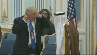 Trump gets the King Abdulaziz Medal in special ceremony