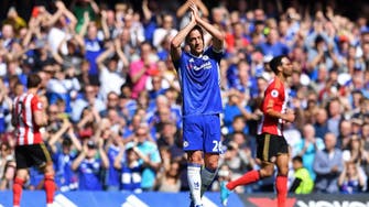 Chelsea score five against Sunderland in Terry’s final league game