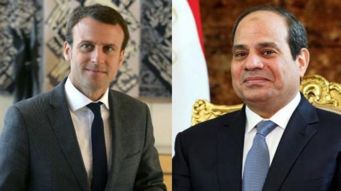 السيسي و ماكرون مصر و فرنسا 3