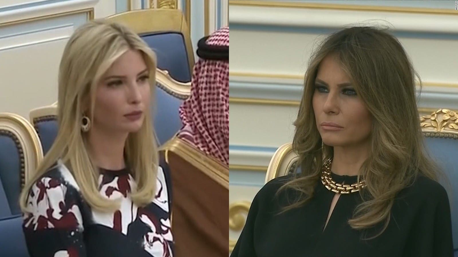 ميلانيا وإيفانكا في الرياض