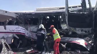 Dubai police say 7 killed, 35 injured in bus crash