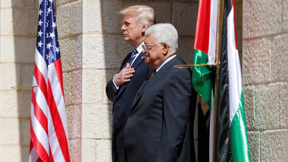 trump abbas reuters