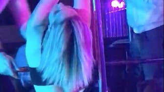 VIDEO: Jennifer Lawrence turns pole dancer on wild night out