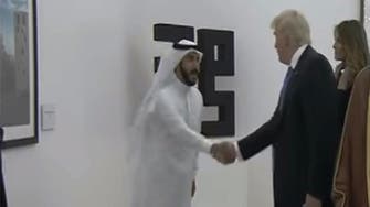 What did Trump tell this Saudi artist when they met in Riyadh?