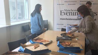 Boston Globe sends pizza to the Manchester Evening News in a show of solidarity