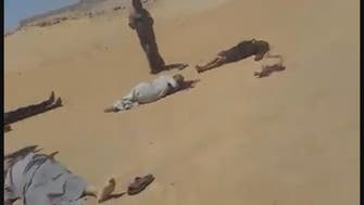 أول فيديو لحادث استهداف أقباط بالمنيا في مصر 
