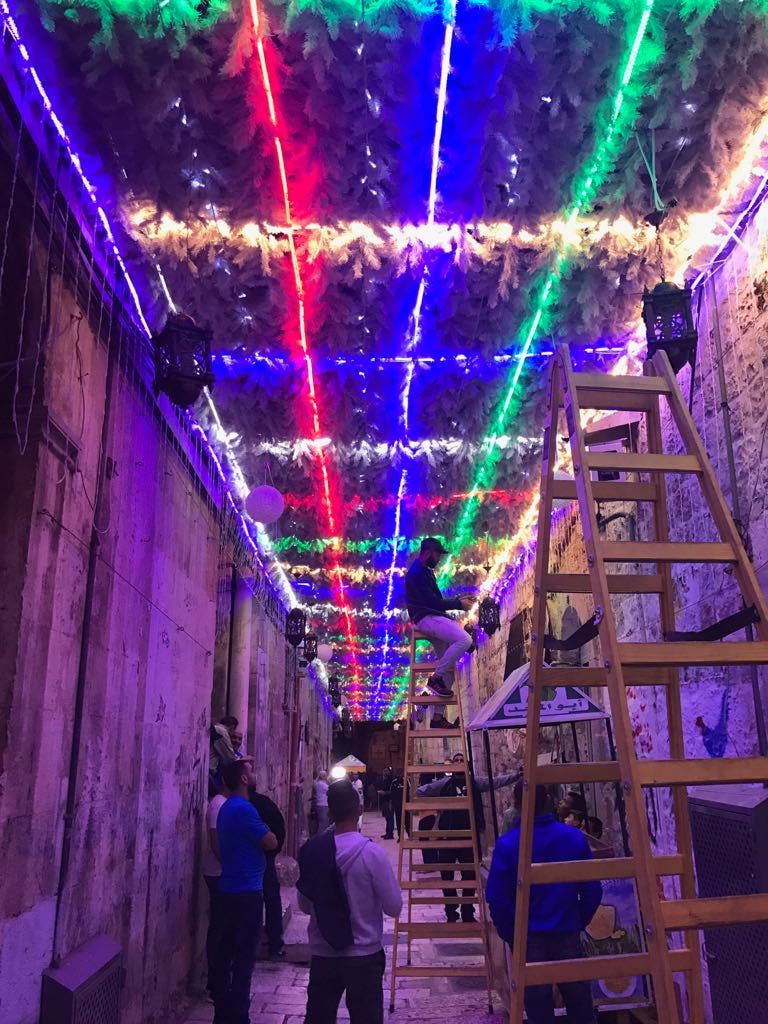 زينة رمضان في القدس