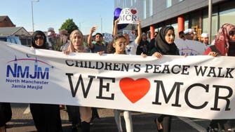 مئات الأطفال المسلمين يتضامنون مع ضحايا مانشستر