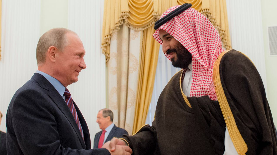 محمد بن سلمان وبوتين في موسكو