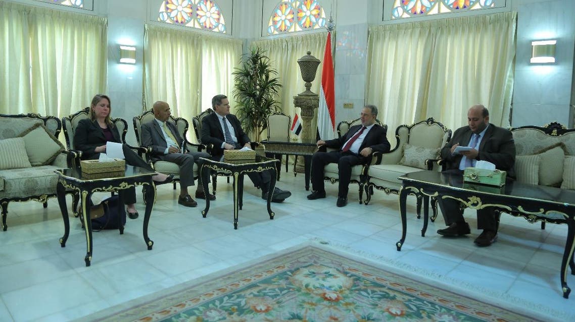 المخلافي والسفير الأميركي في اليمن