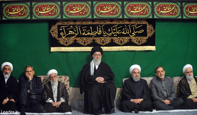 خامنئي وقيادات من النظام الايراني