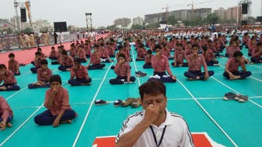 Dr. Mehboob Kureshi has been conducting free yoga workshops in Asia’s largest Muslim ghetto in Ahmedabad. (Supplied)