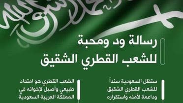 سعوديون يتداولون رسالة ودّ للشعب القطري: سنظل سنداً لكم