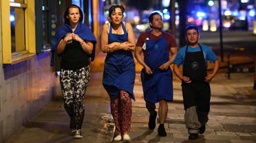 People leave the area after an incident near London Bridge in London. (Reuters)
