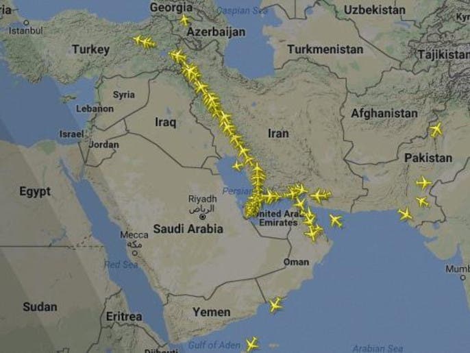 Pictures Show Qatar Airways Flight Routes After Air Embargo Al Arabiya English