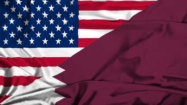 The flags of the US and Qatar. (Stock Photo)