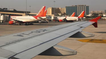 Air India passenger planes are seen parked at the Chhatrapati Shivaji International airport in Mumbai, India, February 7, 2017. Picture taken February 7, 2017. (reuters)