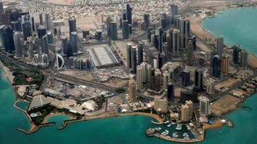 An aerial view of Doha's diplomatic area. (File photo: Reuters)