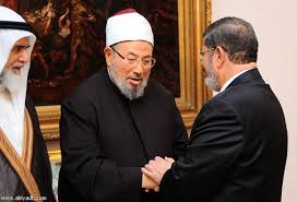 القرضاوي ومحمد مرسي
