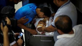 Palestinians say man killed at protest on Gaza border
