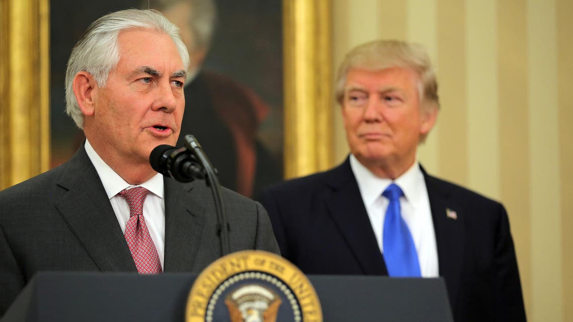 trump and tillerson reuters