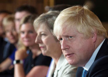 Foreign Secretary Boris Johnson attends a cabinet meeting hosted by Theresa May at the Prime Minister's country retreat Chequers in Buckinghamshire. (Reuters)