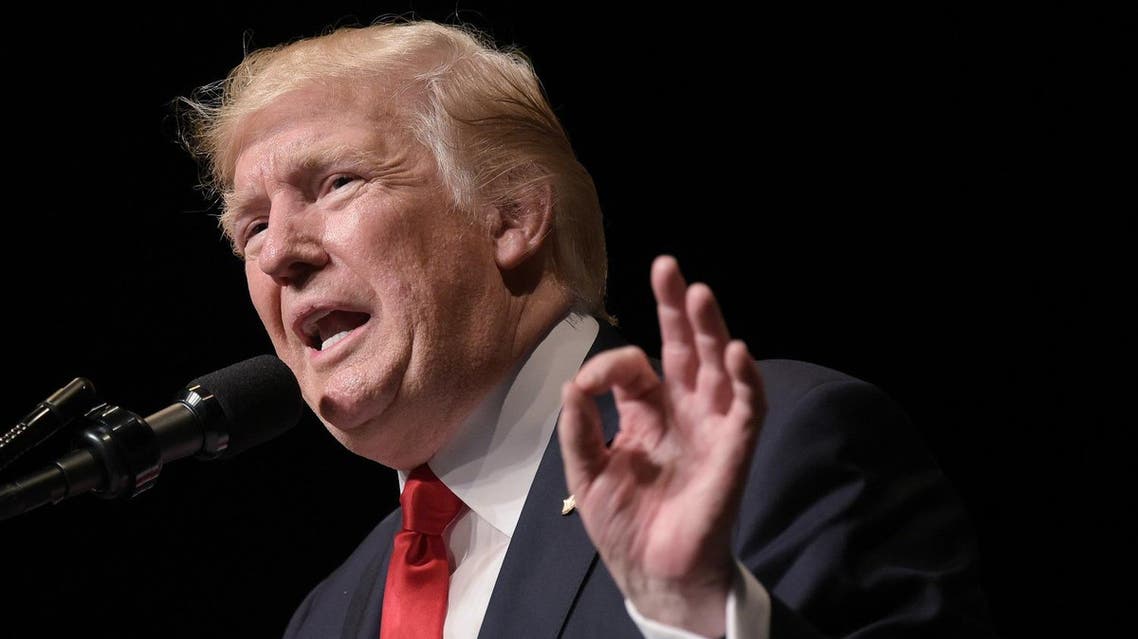 US President Donald Trump speaks at the Manuel Artime Theater in Miami, Florida on June 16, 2017. (AFP)
