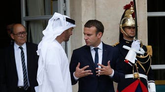UAE's Mohamed bin Zayed holds talks with French President