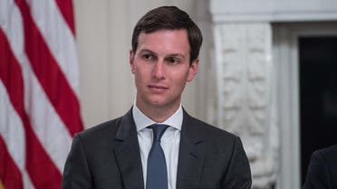 Jared Kushner, son-in-law and senior adviser of US President Donald Trump, listens to a speaker during an American Technology Council roundtable at the White House in Washington, DC, on June 19, 2017. (AFP)