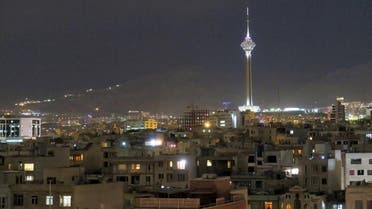 A view shows Tehran’s skyline at night with the Milad tower, the sixth tallest tower in the world, Iran May 3, 2016. (Reuters)