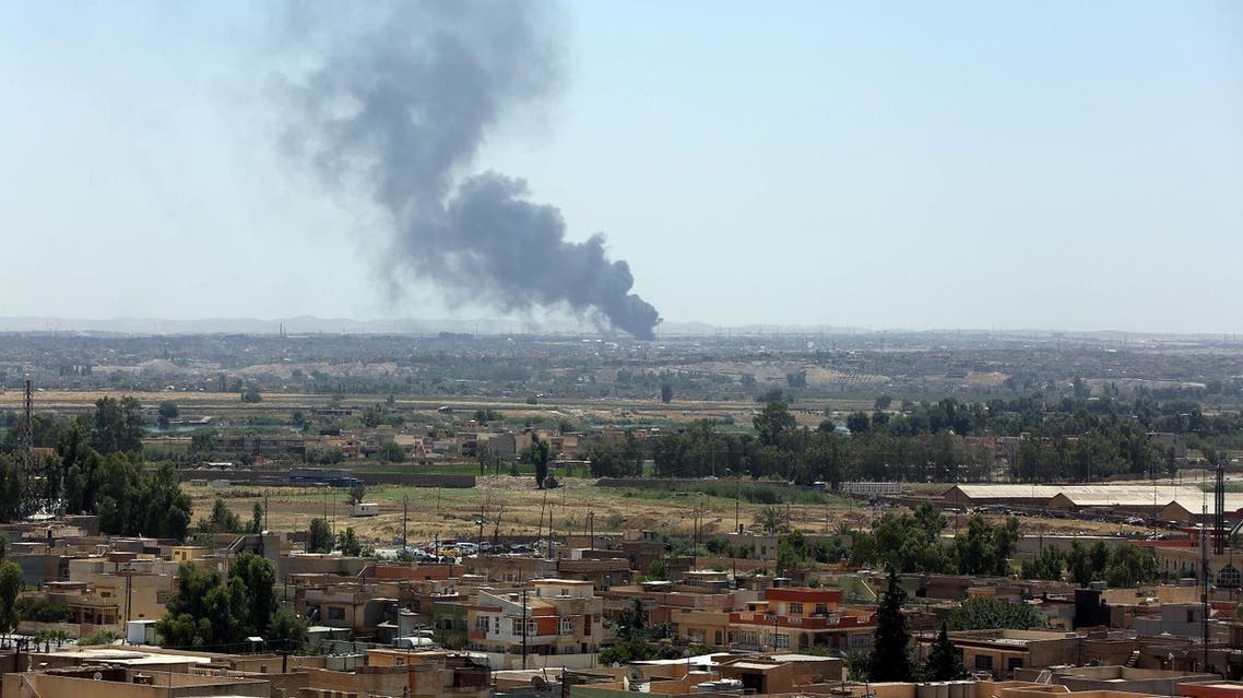 Smoke billows in a part of West Mosul, where Iraqi security forces are fighting Islamic State, Iraq June 21, 2017. (Reuters)