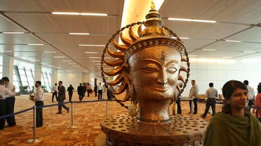 Interior of the Indira Gandhi International Airport Terminal 3 in New Delhi, India (File photo: AP)