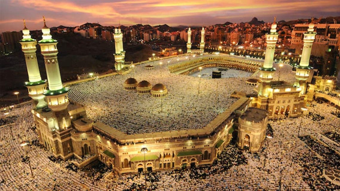 General view of the Kaaba at the Grand Mosque in Mecca, Saudi Arabia. (AP)