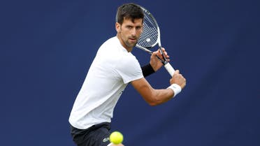 Serbia's Novak Djokovic during practice (Reuters)