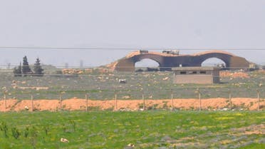 A picture taken on April 7, 2017 shows a view of the damaged Shayrat ("ash-Shairat") airfield at the Syrian government forces military base targeted earlier overnight by US Tomahawk cruise missiles, southeast of the central and third largest Syrian city of Homs. 
