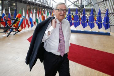 European Commission President Jean-Claude Juncker arrives for a European Union leaders summit at the European Council, in Brussels, on June 23, 2017. (AFP)
