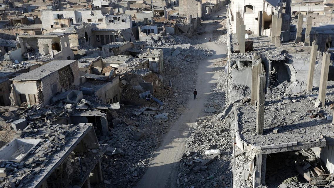 View of northern Syrian town of al-Bab, Syria March 6, 2017. (Reuters)
