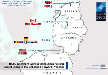 Forward NATO position. (Supplied)