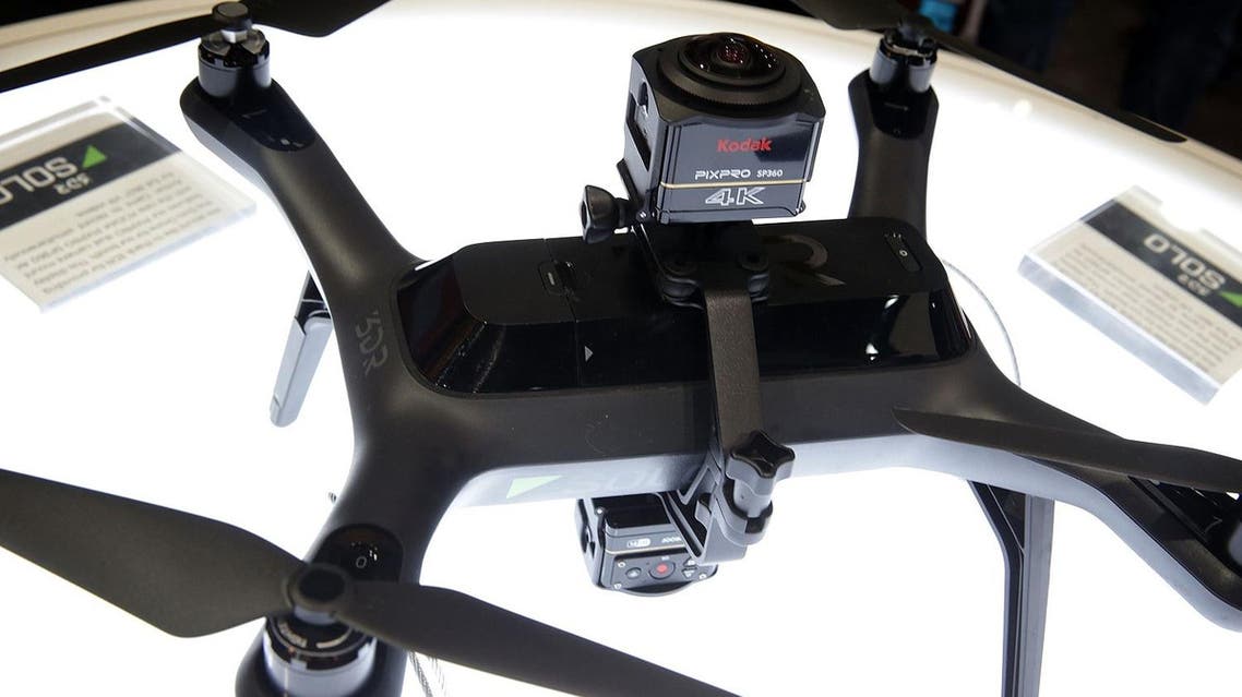 LAS VEGAS, NV - JANUARY 07: Two Kodak PIXPRO SP360 4K Action Cams, which are mounted on a drone for 360 degree virtual reality video shooting, are on display at CES 2016 at the Las Vegas Convention Center on January 7, 2016 in Las Vegas, Nevada. Features of the camera includes compatibility with YouTube and Facebook 360 degree platforms. It is available starting at US$499. CES, the world's largest annual consumer technology trade show, runs through January 9 and features 3,600 exhibitors showing off their latest products and services to more than 150,000 attendees. Alex Wong/Getty Images/AFP