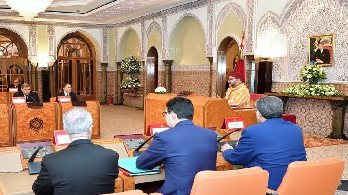 المجلس الوزاري في رمضان الماضي ترأس العاهل المغربي فيه اجتماعا مع الحكومة المغربية