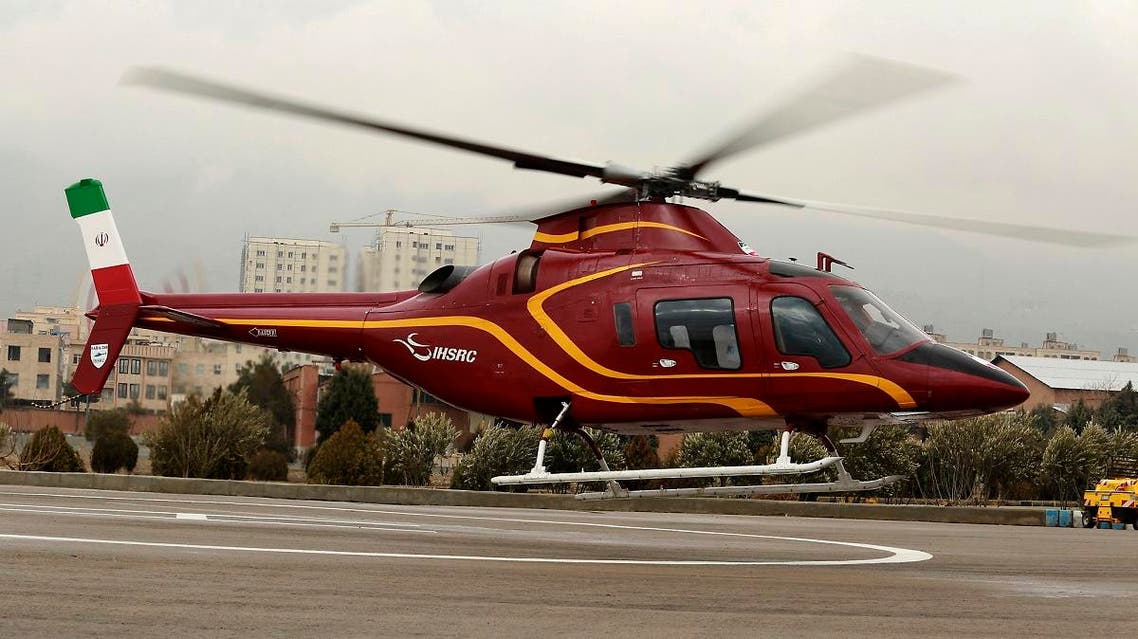 This picture released by the official website of the Iranian Defense Ministry on Tuesday, March 7, 2017, shows the Saba-248 multi-purpose helicopter unveiled by Defense Minister Hossein Dehghan, Iran. (AP)