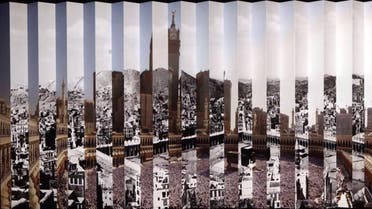 Ahmed Angawi, Wijha 2:148 - And everyone has a direction to which they should turn, 2013, Digital Lenticular Print mounted on Aluminium