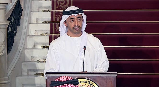 وزير خارجية الإمارات